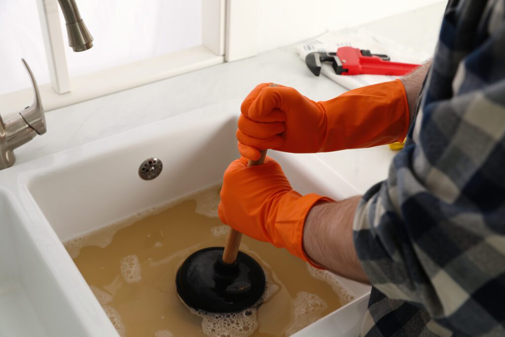 How to Snake/Unclog Kitchen Sink Drain, Stop Sewer Smell 