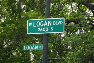 Logan Square Fire damage restoration & Smoke odor removal - ServiceMaster Restoration By Simons - Chicago IL Logan Square Fire Damage Restoration & Smoke odor Removal - ServiceMaster Restoration By Simons - Chicago IL - photo of the Logan Blvd street sign